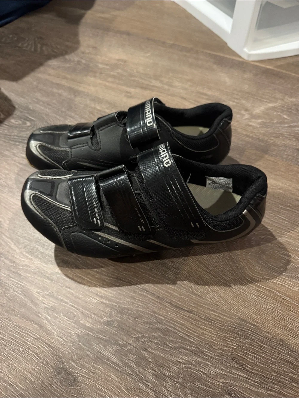 Shimano Black and Silver Women's Athletic Cycling Shoes